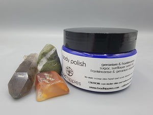 body polish - geranium & frankincense